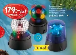 Leklust Discolampor, SEK 179 erbjuda