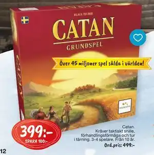 Leklust Catan., SEK 399 erbjuda