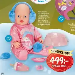 Leklust Baby Born Dockan Emma., SEK 499 erbjuda