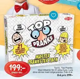 Leklust Tactic Top Pranks, SEK 199 erbjuda