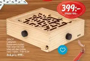Leklust BRIO Labyrint, SEK 399 erbjuda