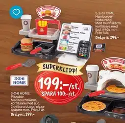 Leklust 3-2-6 HOME. Hamburgerrestaurang., SEK 199 erbjuda