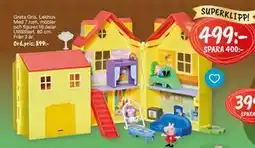 Leklust Greta Gris. Lekhus., SEK 499 erbjuda