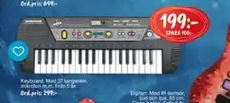 Leklust Keyboard, SEK 199 erbjuda