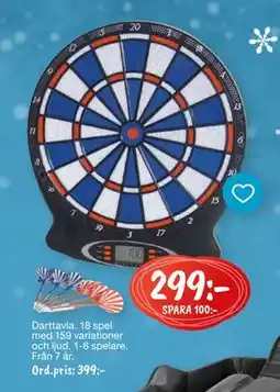 Leklust Darttavla., SEK 299 erbjuda