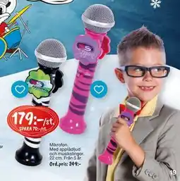 Leklust Mikrofon, SEK 179 erbjuda