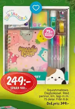 Leklust Squishmallows. Dagboksset., SEK 249 erbjuda
