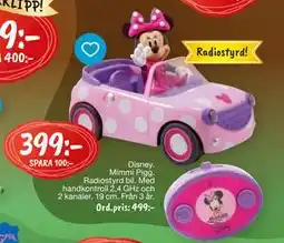 Leklust Disney. Mimmi Pigg. Radiostyrd bil., SEK 399 erbjuda