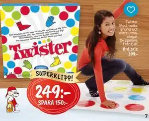 Leklust Twister, SEK 249 erbjuda