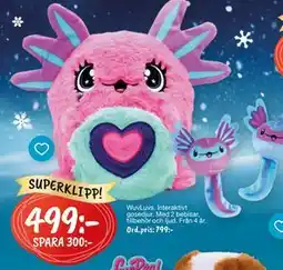 Leklust WuvLuvs. Interaktivt gosedjur., SEK 499 erbjuda
