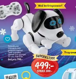 Leklust Robothund., SEK 499 erbjuda