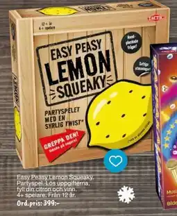 Leklust Easy Peasy Lemon Squeaky., SEK 299 erbjuda