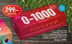 Leklust MIG 0-1000 Frågespel, SEK 299 erbjuda