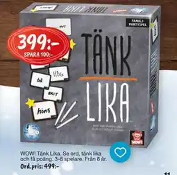 Leklust WOW! Tänk Lika, SEK 399 erbjuda