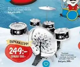 Leklust Trumset, SEK 249 erbjuda