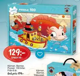 Leklust Kärnan Bamse Pussel, SEK 129 erbjuda