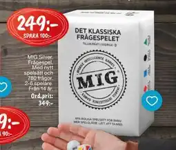 Leklust MIG Silver Frågespel, SEK 249 erbjuda