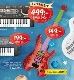 Leklust Elgitarr, SEK 149 erbjuda