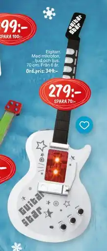 Leklust Elgitarr, SEK 279 erbjuda