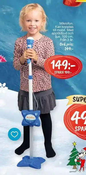 Leklust Mikrofon, SEK 149 erbjuda