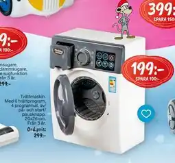 Leklust Tvättmaskin., SEK 199 erbjuda