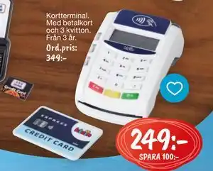 Leklust Kort terminal., SEK 249 erbjuda