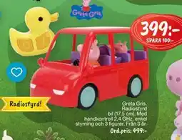 Leklust Greta Gris. Radiostyrd bil (17,5 cm)., SEK 399 erbjuda