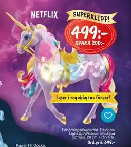 Leklust Enhörningsakademin Rainbow, SEK 499 erbjuda