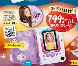Leklust Videodagbok, SEK 799 erbjuda