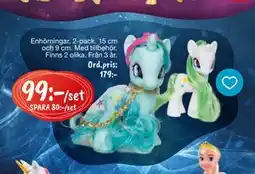 Leklust Enhörningar 2-pack, SEK 99 erbjuda