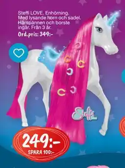 Leklust Steffi LOVE. Enhörning., SEK 249 erbjuda
