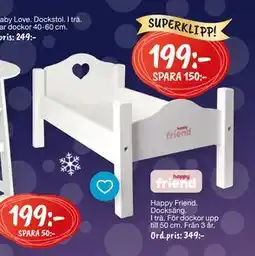 Leklust Happy Friend. Docksäng, SEK 199 erbjuda