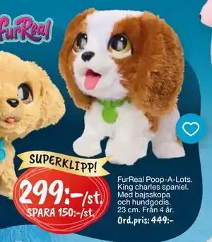 Leklust FurReal Poop-A-Lots. King charles spaniel., SEK 299 erbjuda