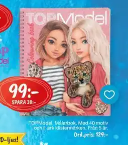 Leklust TOPModel. Målarbok, SEK 99 erbjuda