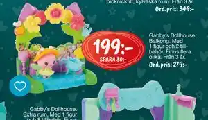 Leklust Gabby´s Dollhouse. Balkong., SEK 199 erbjuda