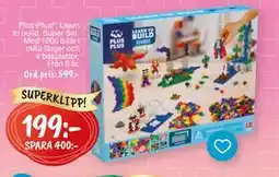 Leklust Plus-Plus Learn to build. Super Set, SEK 199 erbjuda