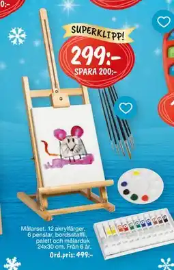 Leklust Målarset., SEK 299 erbjuda
