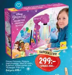 Leklust Disney Princess. Ritskola med projektor., SEK 299 erbjuda