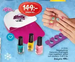 Leklust 4-Girlz. Nagelsalong., SEK 149 erbjuda