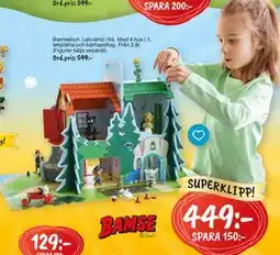 Leklust Bamsebyn Lekvärld i trä, SEK 449 erbjuda