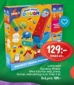 Leklust Lekleraset Squeezy Shape., SEK 129 erbjuda