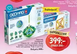 Leklust Geomag Dubbelset, SEK 399 erbjuda