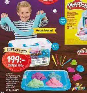 Leklust Artkids. Fluffysand., SEK 199 erbjuda