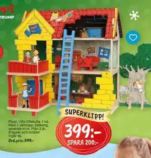Leklust Pippi Villa Villekulla, SEK 399 erbjuda