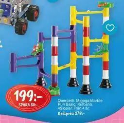 Leklust Quercetti. Migoga Marble Run Basic., SEK 199 erbjuda