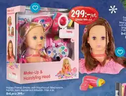Leklust Happy Friend. Smink- och frisyrhuvud., SEK 299 erbjuda