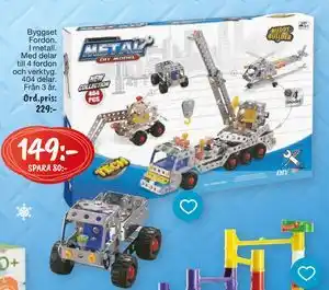 Leklust Byggset Fordon., SEK 149 erbjuda