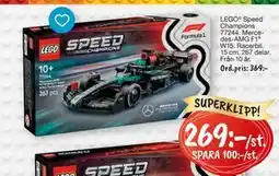 Leklust LEGO Speed Champions 77244, SEK 269 erbjuda