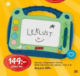 Leklust Bamse Magnetisk rittavla, SEK 149 erbjuda