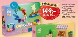 Leklust Plus-Plus BIG. Learn to build Colorverse., SEK 149 erbjuda